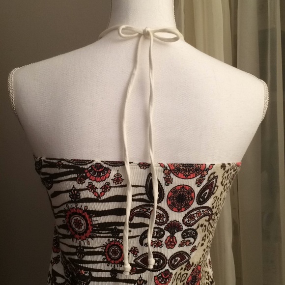 Sleeveless decorative tie around next summer top - Picture 4 of 4